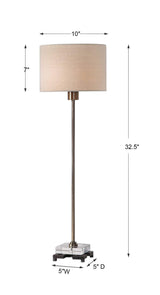 Danyon Brass Table Lamp | Uttermost | Home Elegance USA