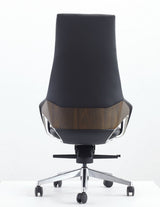 Modrest - Prost Modern Black High Back Executive Office Chair