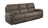 Variel Upholstered Tufted Motion Sofa Taupe by Coaster Furniture Coaster Furniture