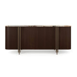Vena Sideboard with Calacatta Viola Stone Top | Caracole Classic