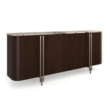 Vena Sideboard with Calacatta Viola Stone Top | Caracole Classic