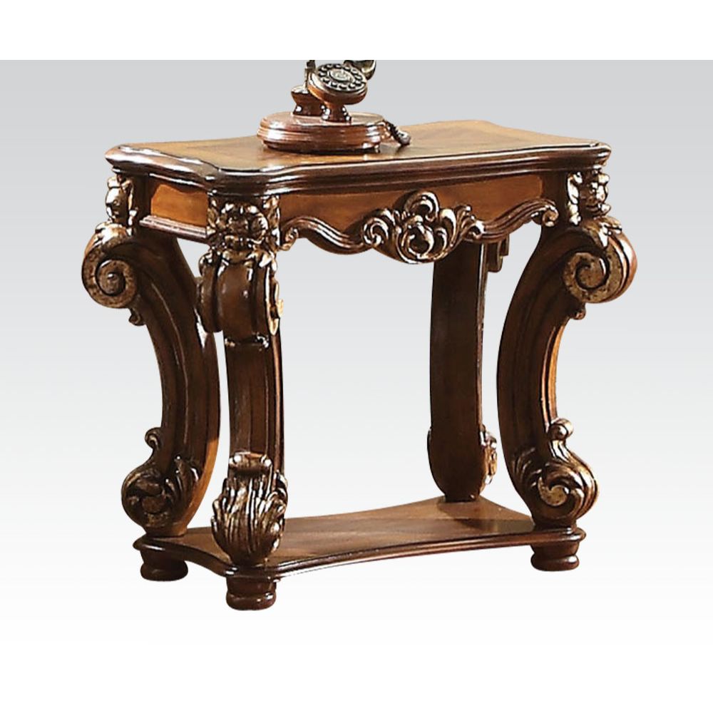 Acme - Vendome End Table 82003 Cherry Finish | Home Elegance USA