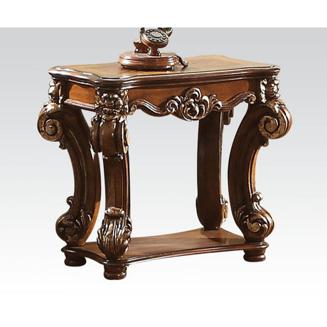 Acme - Vendome End Table 82003 Cherry Finish | Home Elegance USA