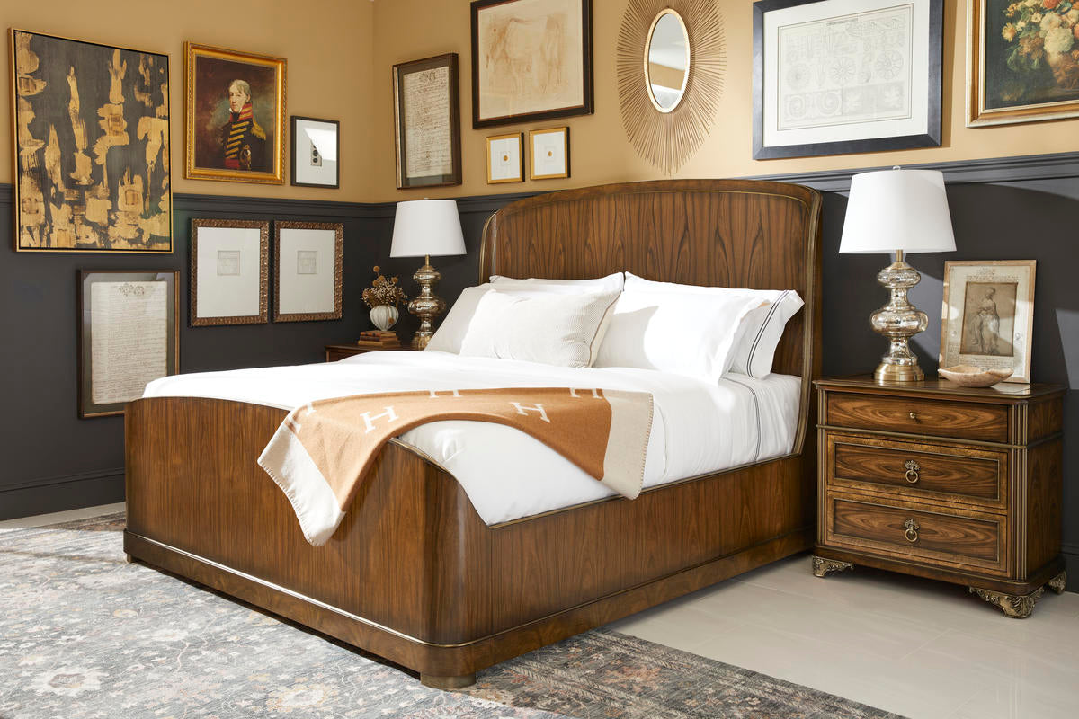 Viceroy King Panel Bed | Jonathan Charles Fine Furniture