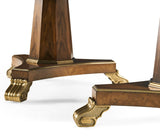 Viceroy Rectangular Dining Table 84" in Santos Brown Finish with Brass Inlay | Jonathan Charles
