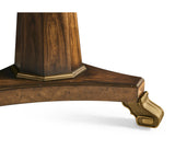 Viceroy Rectangular Dining Table 84" in Santos Brown Finish with Brass Inlay | Jonathan Charles