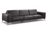 Vig Furniture - Accenti Italia Darwin - Italian Modern Dark Brown Leather Sofa - Vgdd-Darwin