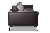 Vig Furniture - Accenti Italia Darwin - Italian Modern Dark Brown Leather Sofa - Vgdd-Darwin