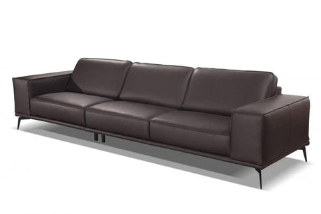 Vig Furniture - Accenti Italia Darwin - Italian Modern Dark Brown Leather Sofa - Vgdd-Darwin