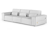 Vig Furniture - Accenti Italia Enjoy - Modern Italian White Leather Sofa - Vgddenjoy-Wht-X-S