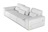 Vig Furniture - Accenti Italia Enjoy - Modern Italian White Leather Sofa - Vgddenjoy-Wht-X-S