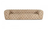 Coronelli Collezioni Ellington Italian Beige Nubuck Leather 3 - Seater Sofa Vgccrialto - Cml - 3 - S | Home Elegance USA