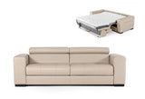 Coronelli Collezioni Icon Modern Italian Leather Queen Size Sofa Bed Vgccicon | Home Elegance USA