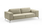 Coronelli Collezioni Soho Italian Grey Maya Cloud Leather Sofa Vgccsoho - Sf - Cl - Gry - S | Home Elegance USA