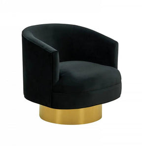 Divani Casa Basalt Modern Black Fabric Accent Chair Vgrh-Rhs-Ac-222