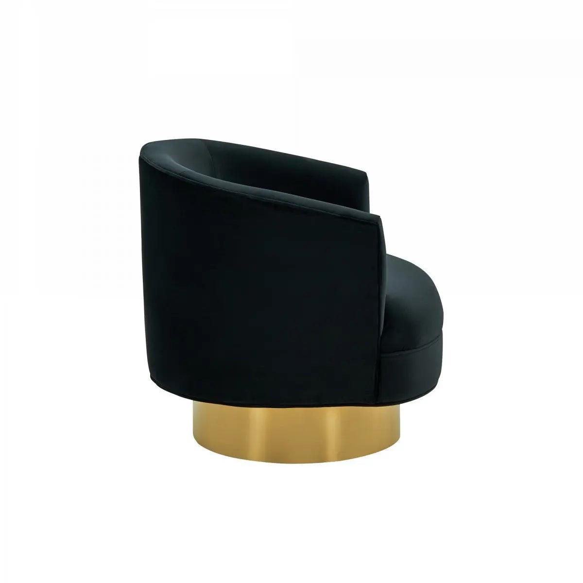 Vig Furniture - Divani Casa Basalt - Modern Black Fabric Accent Chair - Vgrh-Rhs-Ac-222
