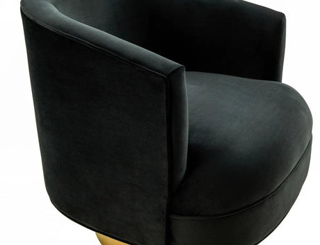 Vig Furniture - Divani Casa Basalt - Modern Black Fabric Accent Chair - Vgrh-Rhs-Ac-222