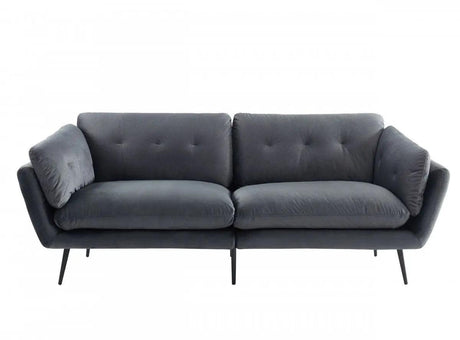 Vig Furniture - Divani Casa Cody - Modern Dark Grey Fabric Sofa - Vghcjym2013-Dkgry