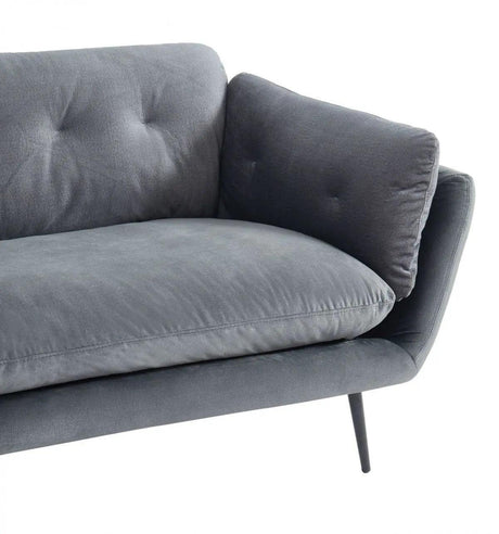 Vig Furniture - Divani Casa Cody - Modern Dark Grey Fabric Sofa - Vghcjym2013-Dkgry