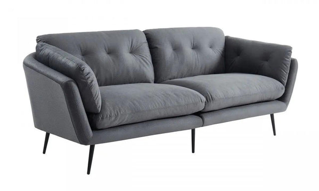 Divani Casa Cody Modern Grey Fabric Sofa Vghcjym2013 - Grey | Home Elegance USA