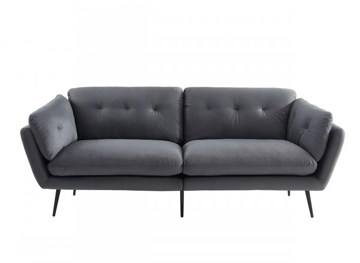 Divani Casa Cody Modern Grey Fabric Sofa Vghcjym2013 - Grey | Home Elegance USA