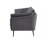 Divani Casa Cody Modern Grey Fabric Sofa Vghcjym2013 - Grey | Home Elegance USA