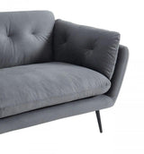 Divani Casa Cody Modern Grey Fabric Sofa Vghcjym2013 - Grey | Home Elegance USA