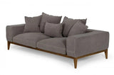 Divani Casa Corina Modern Grey Fabric Sofa Vguimy694 | Home Elegance USA