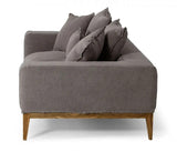 Vig Furniture - Divani Casa Corina - Modern Grey Linen Loveseat - Vguimy694-L