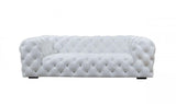 Vig Furniture - Divani Casa Dexter Transitional White Full Italian Leather Sofa-Loveseat - Vgca114-Wht-S