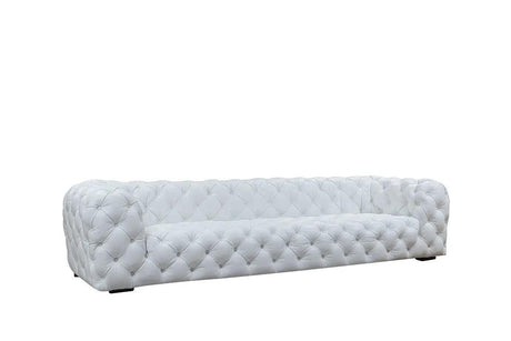 Vig Furniture - Divani Casa Dexter Transitional White Full Italian Leather Sofa - Vgca114-Fl-Wht