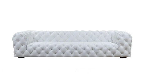 Vig Furniture - Divani Casa Dexter Transitional White Full Italian Leather Sofa - Vgca114-Fl-Wht