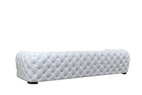 Vig Furniture - Divani Casa Dexter Transitional White Full Italian Leather Sofa - Vgca114-Fl-Wht