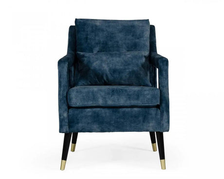 Vig Furniture - Divani Casa Doherty - Mid-Century Blue Accent Chair - Vghk-F4008-20