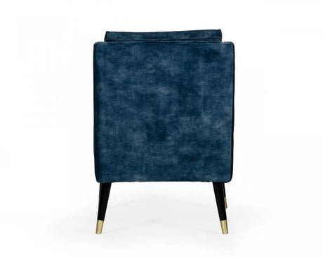 Vig Furniture - Divani Casa Doherty - Mid-Century Blue Accent Chair - Vghk-F4008-20