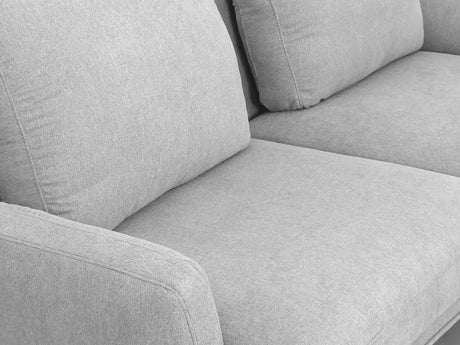 Vig Furniture - Divani Casa Dolly Modern Light Grey Fabric Sofa - Vgknk8558-Lgry-S