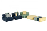 Divani Casa Dubai The SecondModern Fabric Sectional Sofa Vgkn8450 - 2 | Home Elegance USA