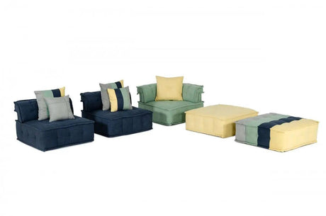 Vig Furniture - Divani Casa Dubai - The Second- Modern Fabric Sectional Sofa - Vgkn8450-2