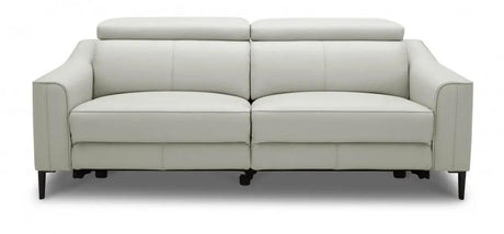 Vig Furniture - Divani Casa Eden - Modern Grey Leather Sofa Set - Vgkvkm.5012-Gry-Set