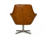 Vig Furniture - Divani Casa Elvin - Modern Leather Swivel Lounge Chair - Vgkka-832-Cml-3
