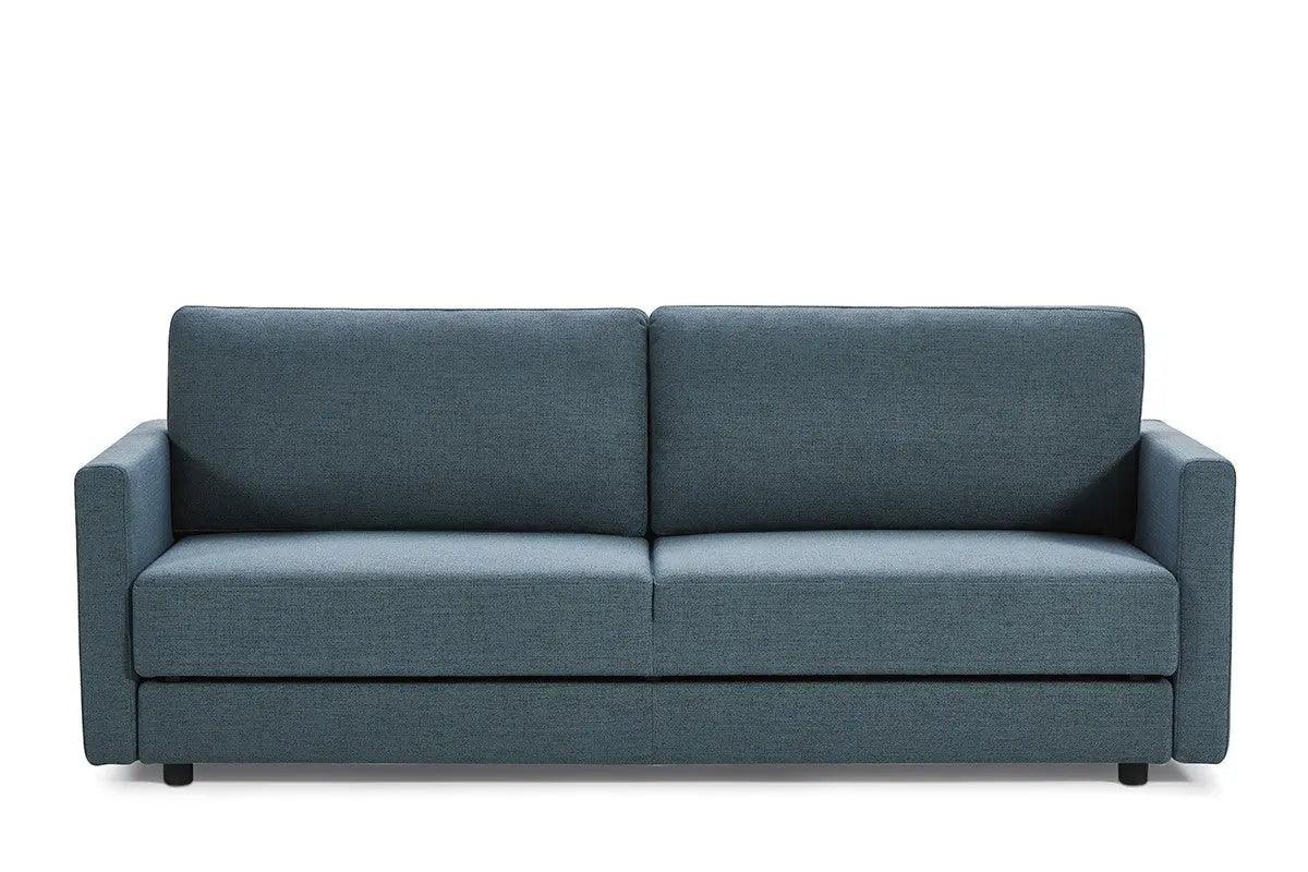 Divani Casa Fredonia Modern Blue - Green Fabric Sofa Bed WStorage Vgmb - 1901 - Bg | Home Elegance USA