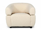 Vig Furniture - Divani Casa Gannet - Glam Beige Fabric Chair - Vgodzw-992