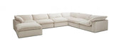 Divani Casa Garman Modern Light Grey U Shaped Sectional Sofa Vgkkkf2651 - 6 - Ushp - Gry - Sect | Home Elegance USA