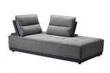 Vig Furniture - Divani Casa Glendale - Modern Blue & Grey Fabric Sectional Sofa - Vgmb-1907