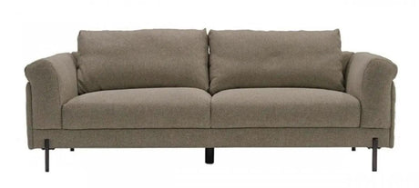 Divani Casa Hello Modern Beige Fabric Sofa Vgcf586 - Beige - S | Home Elegance USA