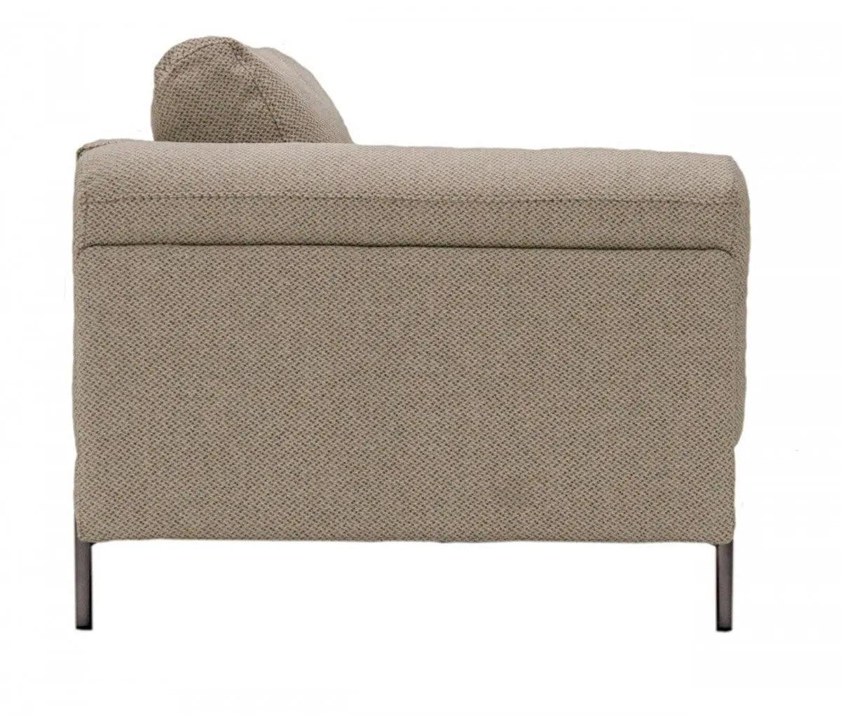 Divani Casa Hello Modern Beige Fabric Sofa Vgcf586 - Beige - S | Home Elegance USA