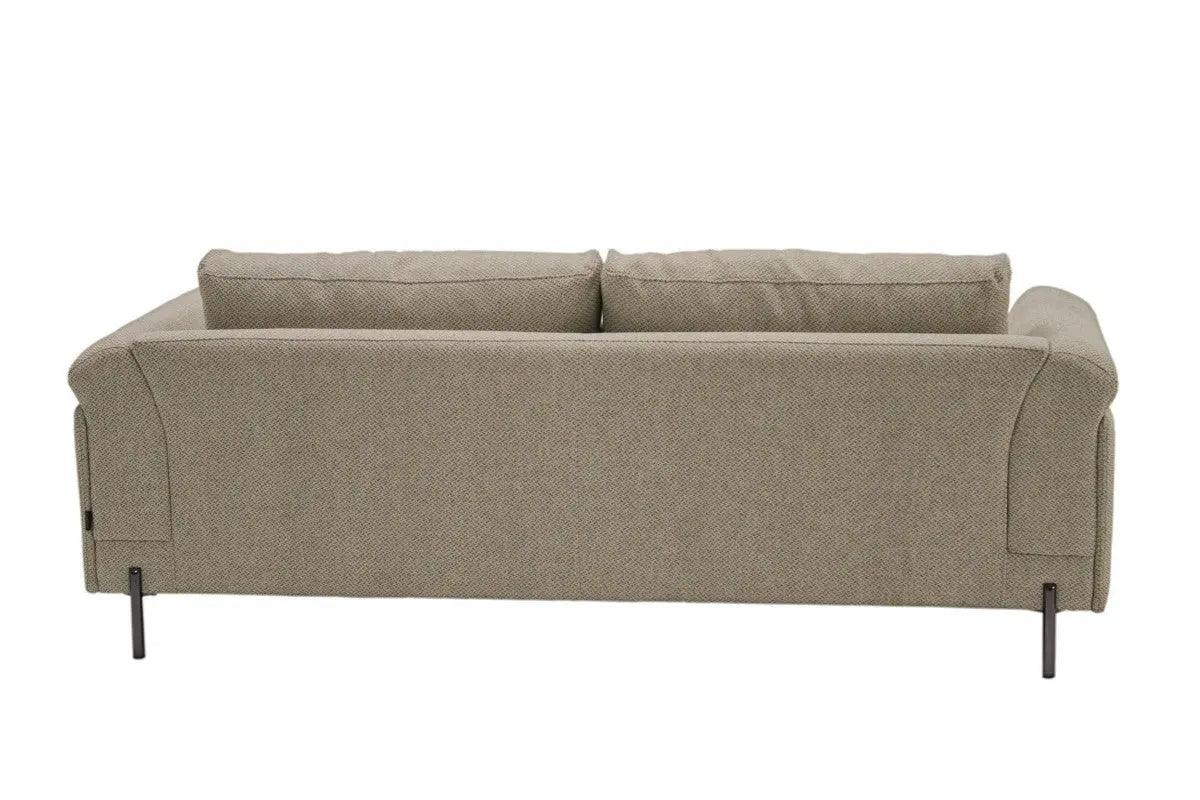 Divani Casa Hello Modern Beige Fabric Sofa Vgcf586 - Beige - S | Home Elegance USA