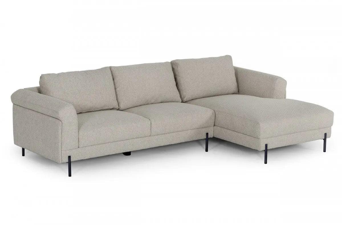 Vig Furniture - Divani Casa Hello - Modern Sectional Sofa W Right Facing Chaise - Vgcf586-Raf-Sect