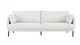 Vig Furniture - Divani Casa Higgins Modern White Fabric Loveseat - Vgknk8586-Wht-L