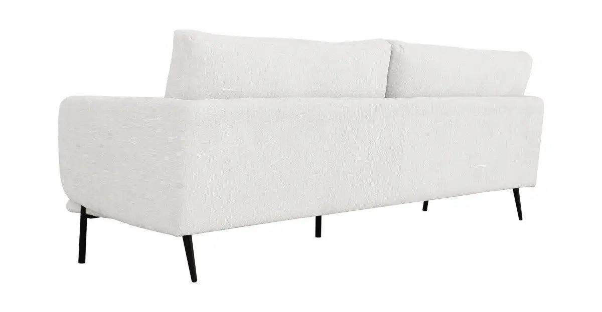 Vig Furniture - Divani Casa Higgins Modern White Fabric Loveseat - Vgknk8586-Wht-L